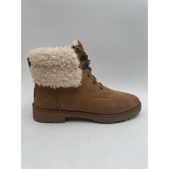 Ugg ROMELY HERITAGE LACE Women's NEW Boot Brown US Size 6 Medium NIB - Picture 4 of 11